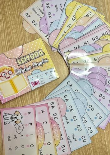 Fichas de Leitura - Sílabas Simples