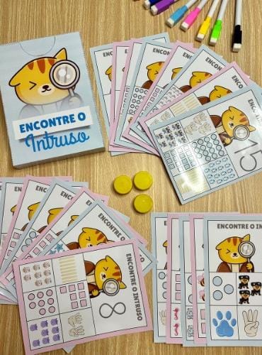 Encontre o Intruso Numerais