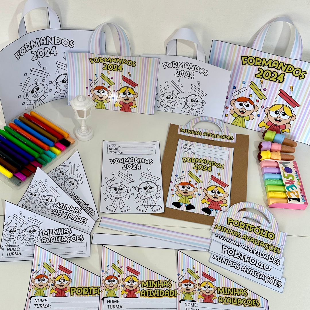 Kit Capas de Atividades Formatura