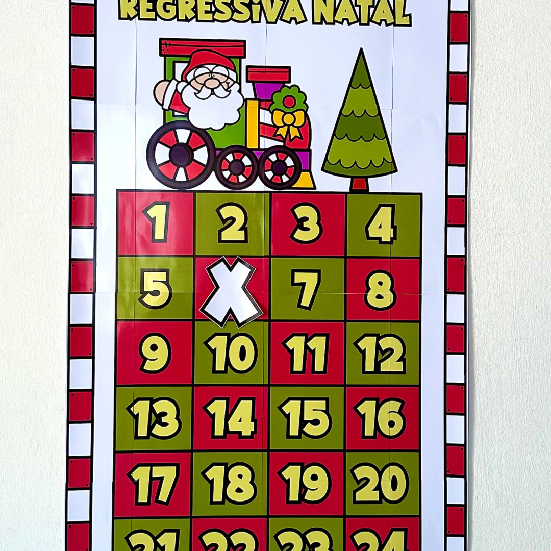 Painel contagem regressiva Natal