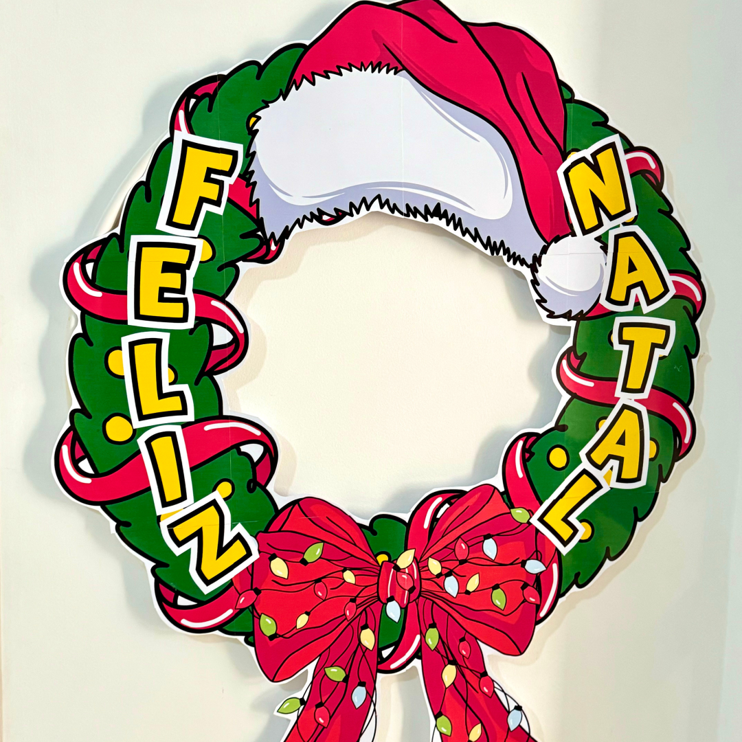 Arte Bambolê Feliz Natal