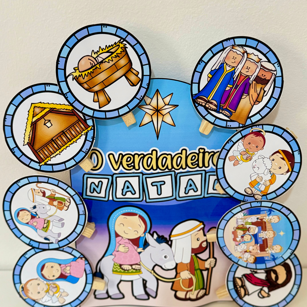 Luva “O Verdadeiro Natal” para contação de Histórias