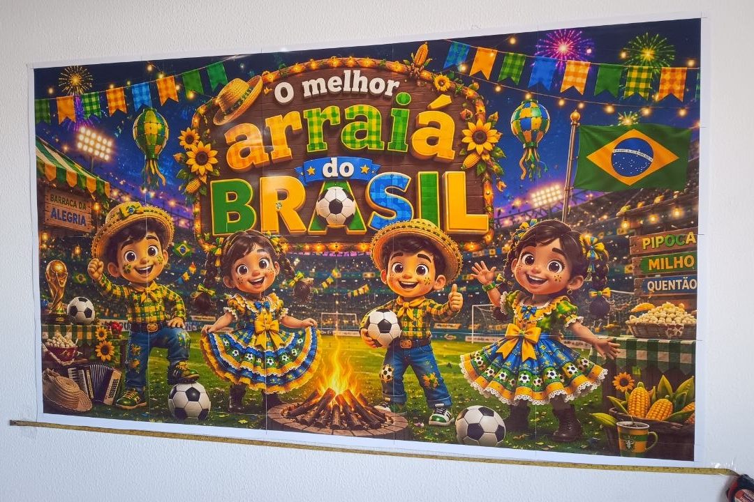 Painel junino copa do mundo