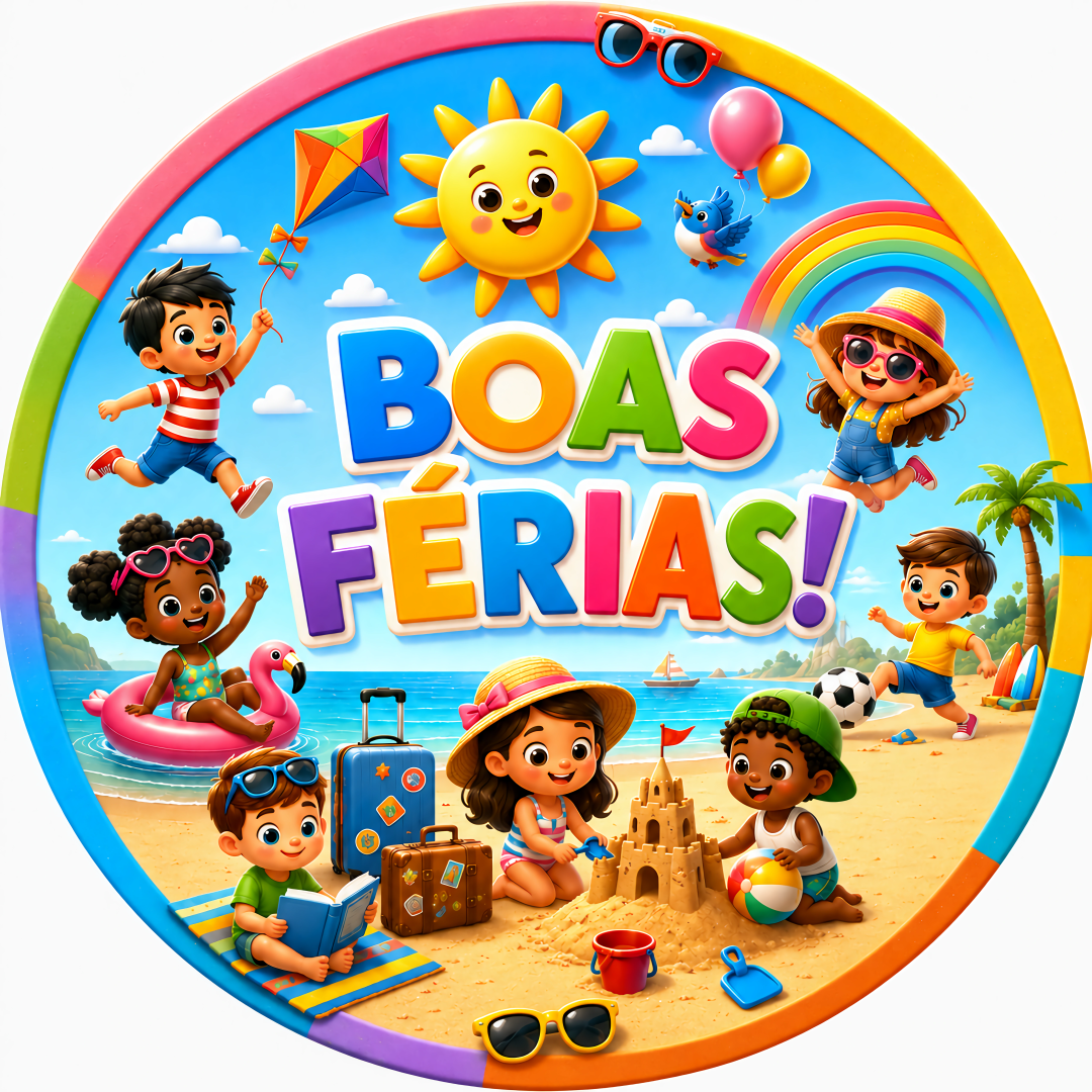 Painel Redondo Boas Férias!