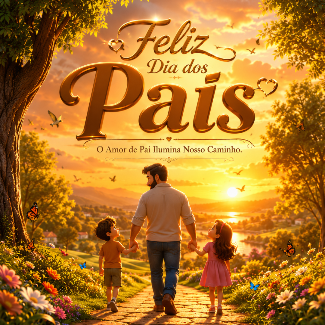 Dia dos Pais Por do Sol